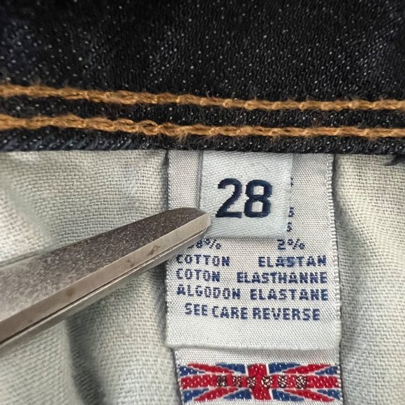 Hudson Womens Collin Flap Pocket Skinny Jeans Mid Rose Glaze GLZ Wash size 28 - Picture 8 of 12